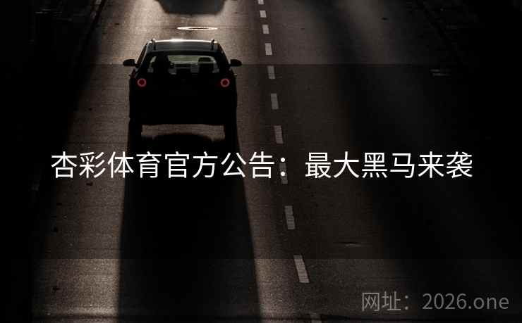 杏彩体育官方公告:最大黑马来袭  第2张 杏彩体育官方公告:最大黑马来袭  第2张